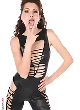 Black Stripes with Gia Ren on HQ Stripper .com