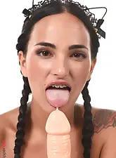 I Tawt I Taw A Puddy Tat with Claudia Bavel on HQ Stripper .com