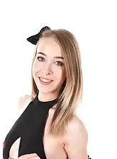 Backless Black Dress with Nata Ocean on HQ Stripper .com