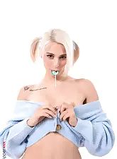 Baby’s Blue Bear Bare with Christy White on HQ Stripper .com