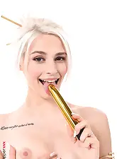 A Hint of Chinese with Christy White on HQ Stripper .com