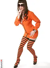 Orange soda with Jennifer Galbina on HQ Stripper .com