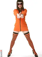 Orange soda with Jennifer Galbina on HQ Stripper .com