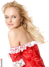 Christmas chick with Natalia V on HQ Stripper .com