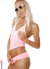 Sunset beach with Beatrix on HQ Stripper .com