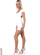 Coconut milk with Natali Blond on HQ Stripper .com