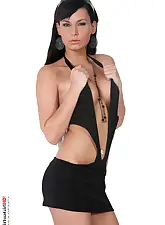 Black romance with Carie on HQ Stripper .com