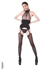 Sexy Nighty with Leona Mia on HQ Stripper .com