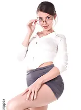 It's Business Time with Hilary C on HQ Stripper .com