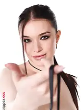 Gothic College Girl with Wikki on HQ Stripper .com