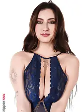 Blue Lace Surprise with Kaly on HQ Stripper .com