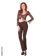 A Lit Candle Is Hot ! with Cherry Candle on HQ Stripper .com