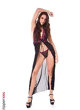 Dressed To Thrill with Vixi Rafi on HQ Stripper .com