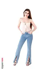 Summertime Blues with Monika May on HQ Stripper .com