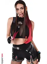 Zero Zipper Zone with Vixi Rafi on HQ Stripper .com